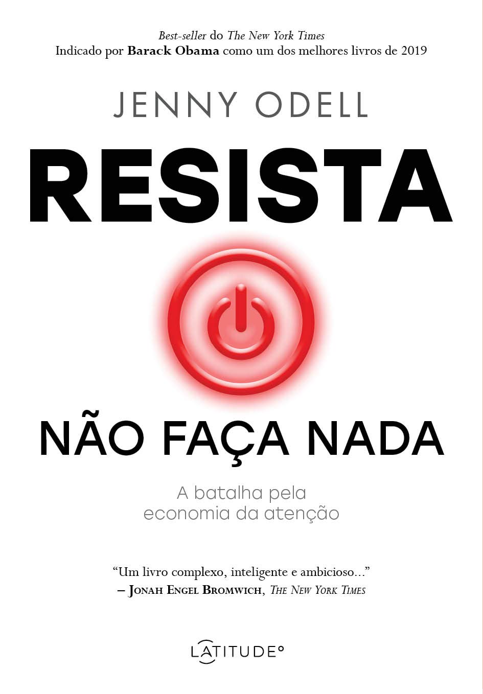 Capa do livro Resista: Não faça nada